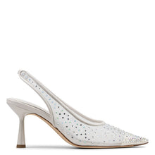 Load image into Gallery viewer, Eloise Heel in Pearl Mesh