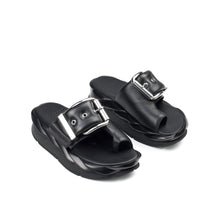 Load image into Gallery viewer, Mellow Glow Sandal in Pure Black