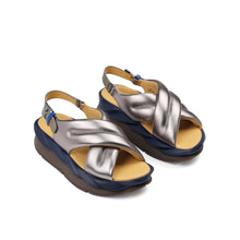 Load image into Gallery viewer, Mellow Moa Sandal in Gunmetal