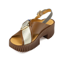 Load image into Gallery viewer, Plia Juno Sandal in Sienna