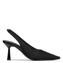 Load image into Gallery viewer, Eloise Heel in Black Mesh
