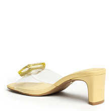 Load image into Gallery viewer, Park Ave Jewel Heel in Yellow
