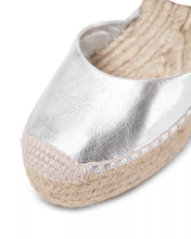 Load image into Gallery viewer, Emma Espadrille in Silver
