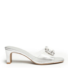 Load image into Gallery viewer, Park Ave Jewel Heel in Silver
