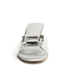 Load image into Gallery viewer, Park Ave Jewel Heel in Silver
