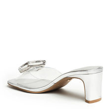 Load image into Gallery viewer, Park Ave Jewel Heel in Silver

