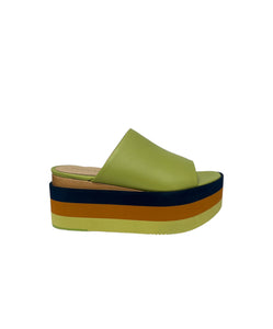 Alice Wedge in Lime Nappa