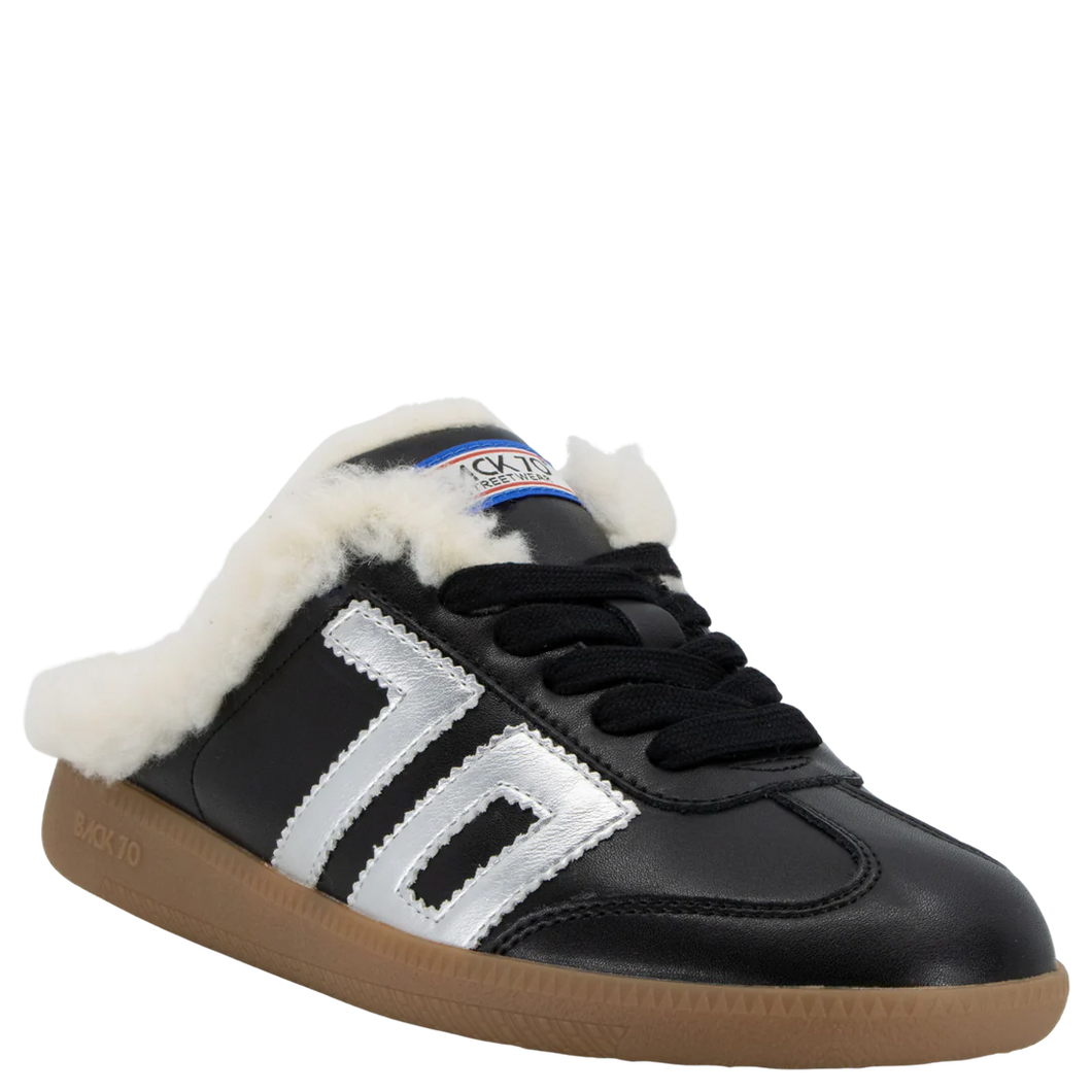 Easter FL Slide Sneaker in Black Silver