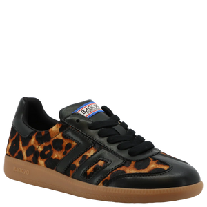 Cloud P Sneaker in Leopard Black