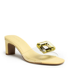 Load image into Gallery viewer, Park Ave Jewel Heel in Yellow
