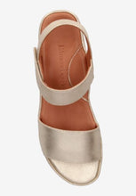 Load image into Gallery viewer, Abrilla Sandal in Gold Stardust
