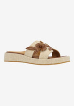 Load image into Gallery viewer, Aldara Sandal in Natural Linen
