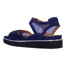 Load image into Gallery viewer, Arna Sandal in Navy Suede

