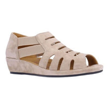 Load image into Gallery viewer, Bayla Sandal in Taupe Suede
