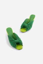 Load image into Gallery viewer, Cerfew Sandal in Grass Satin
