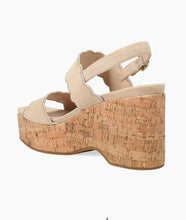 Load image into Gallery viewer, Cicel Wedge in Latte Suede
