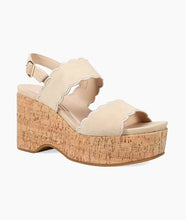 Load image into Gallery viewer, Cicel Wedge in Latte Suede
