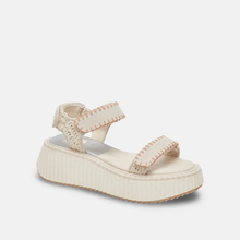 Load image into Gallery viewer, Debra Sandal in Ivory Suede
