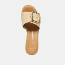 Load image into Gallery viewer, Jilian Wedge in Light Natural Raffia
