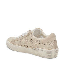 Load image into Gallery viewer, Zina Sneaker in Oatmeal Floral Eyelet
