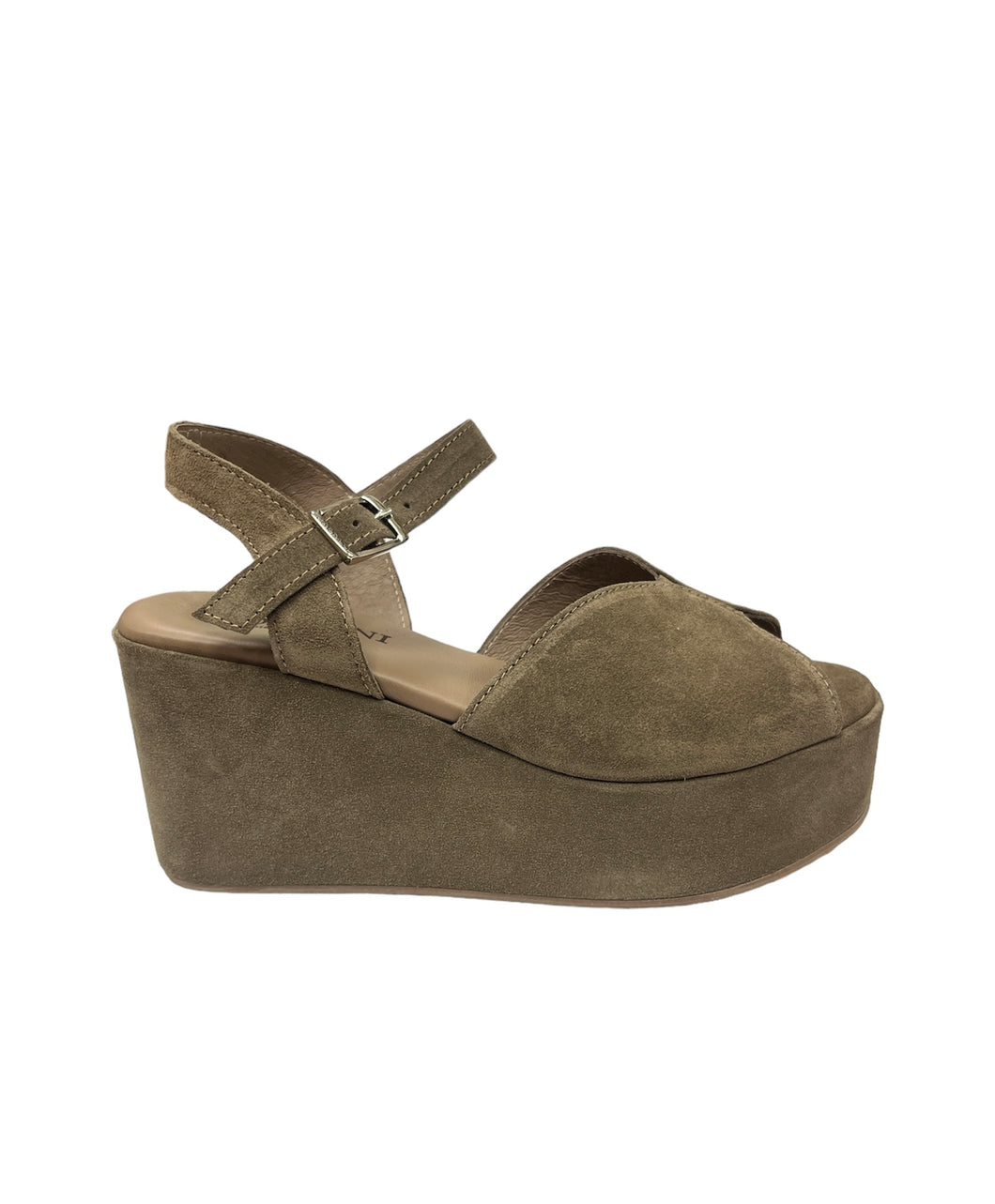 Jenna Wedge in Fango Suede