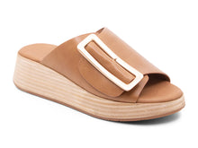 Load image into Gallery viewer, Ela Sandal in Saddle
