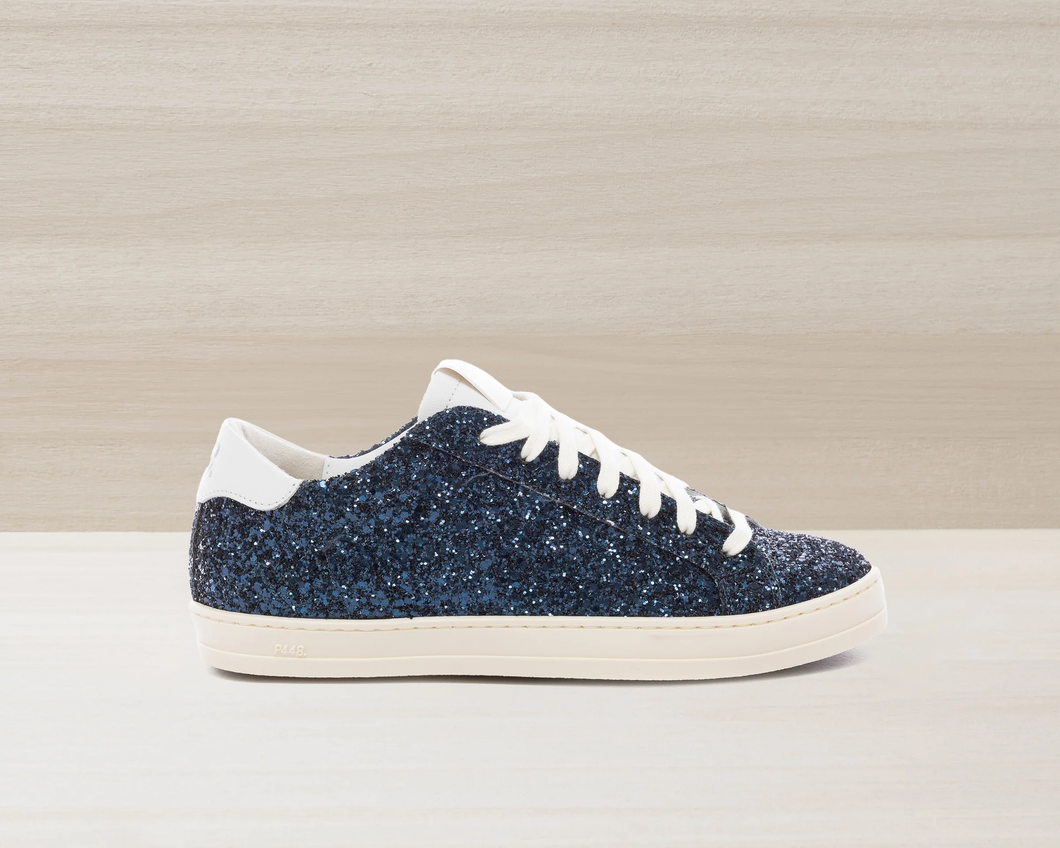 John Sneaker in White|Royal Blue