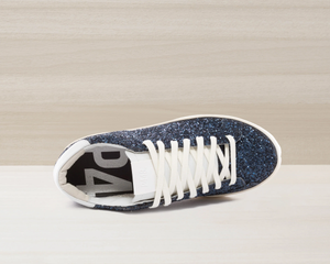 John Sneaker in White|Royal Blue