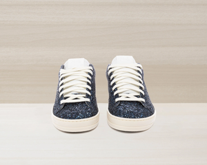 John Sneaker in White|Royal Blue