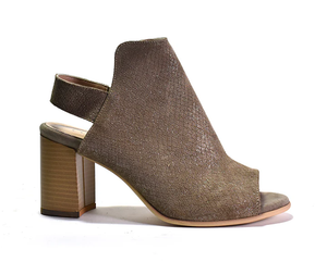 Gwen Bootie in Fango Shimmer Python