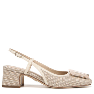 Tracie Slingback Heel in Light Natural