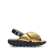 Load image into Gallery viewer, Jabara Coil Sandal in Gold
