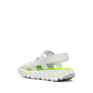 Jabara Hash Sandal in White