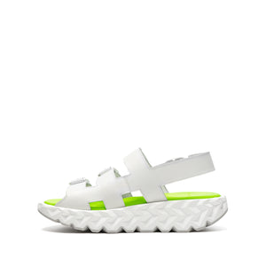 Jabara Hash Sandal in White