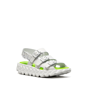 Jabara Hash Sandal in White