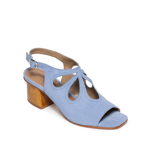 Lainey Heel in Cornflower Blue