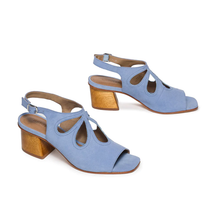 Load image into Gallery viewer, Lainey Heel in Cornflower Blue
