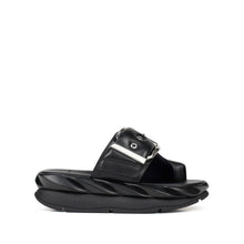 Load image into Gallery viewer, Mellow Glow Sandal in Pure Black
