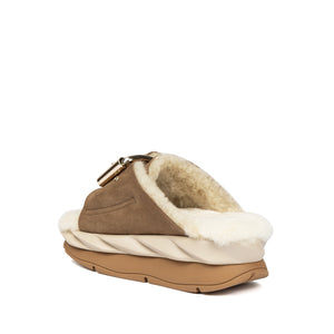 Mellow Laze Slide in Tan