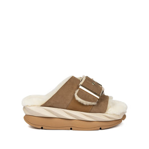 Mellow Laze Slide in Tan