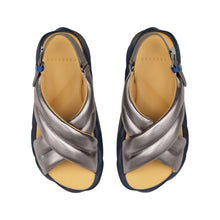 Load image into Gallery viewer, Mellow Moa Sandal in Gunmetal

