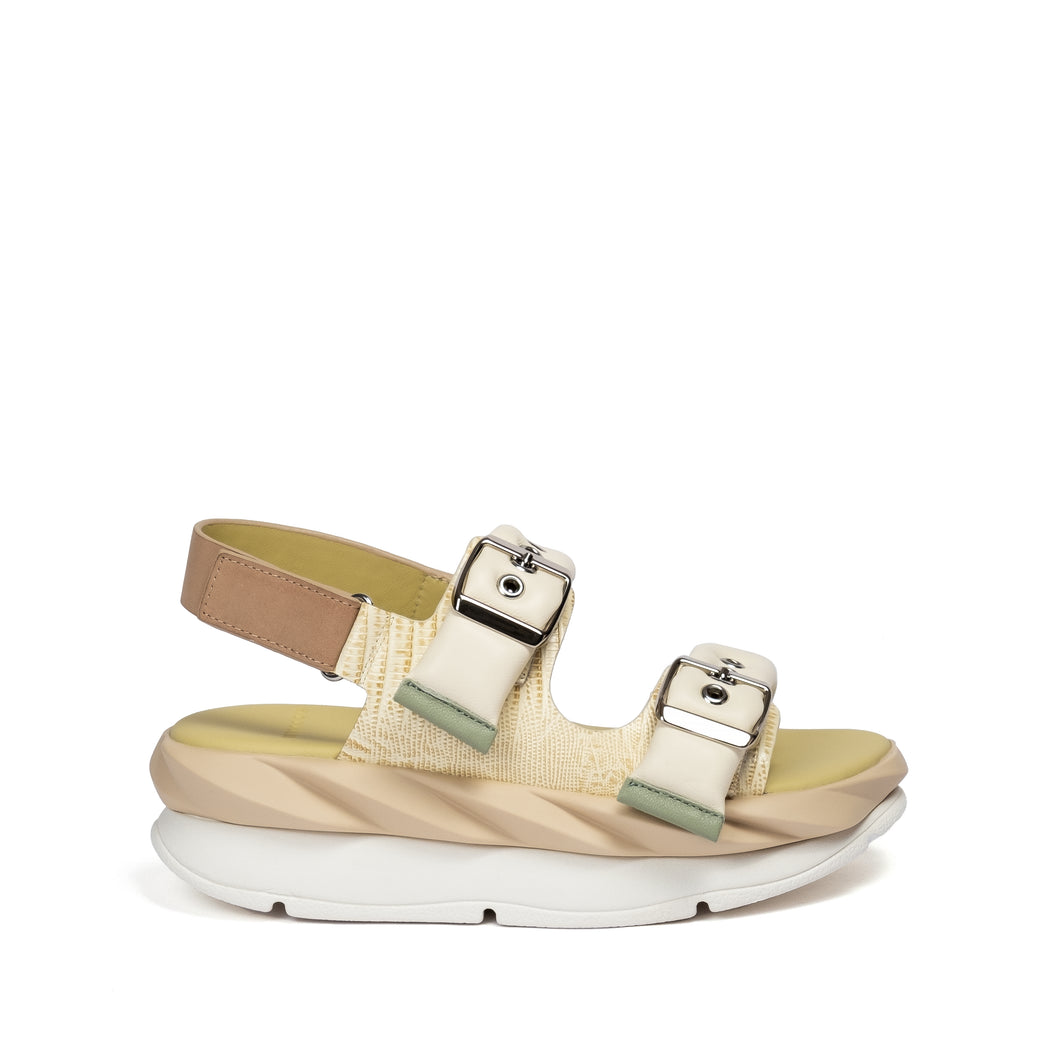 Mellow Vita Sandal in Cream