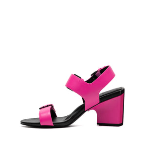 Mirror Senary Heel in Fuchsia