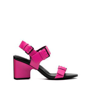 Mirror Senary Heel in Fuchsia