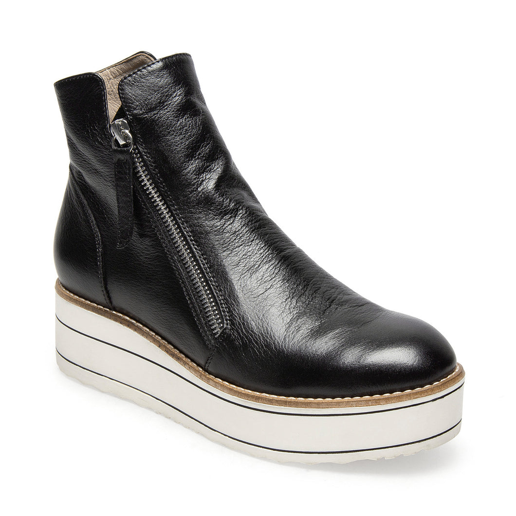 Nene-To Sneaker Bootie in Black|White