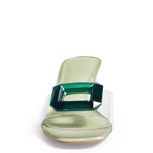 Load image into Gallery viewer, Park Ave Jewel Heel in Green
