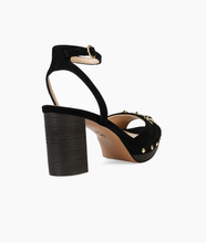 Load image into Gallery viewer, Anara Platform Heel in Black Suede
