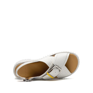 Plia Juno Sandal in White Mix