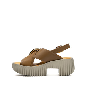 Plia Juno Sandal in Taupe