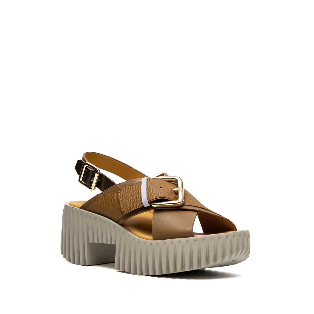 Plia Juno Sandal in Taupe